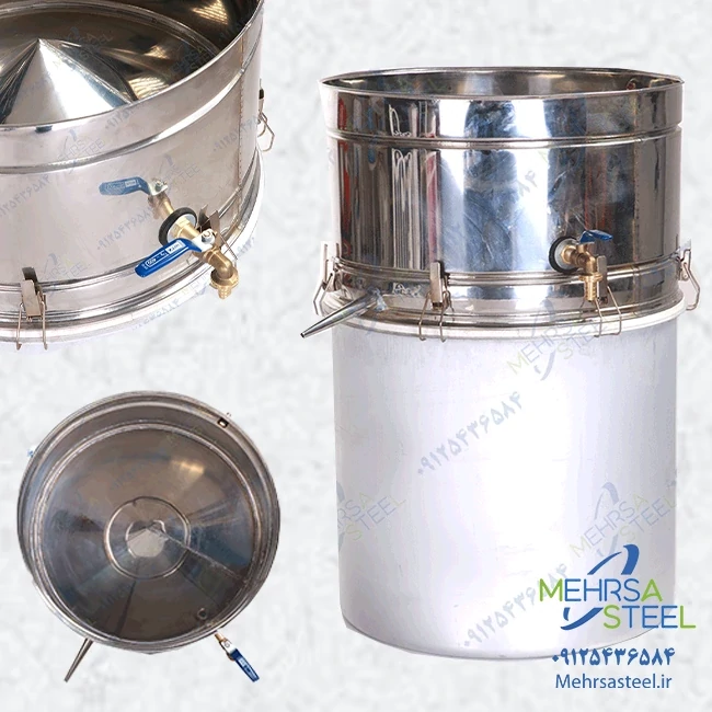 گلاب گیر 50 لیتری (دستگاه تقطیر) استیل مدل TS-G50L مدل 1