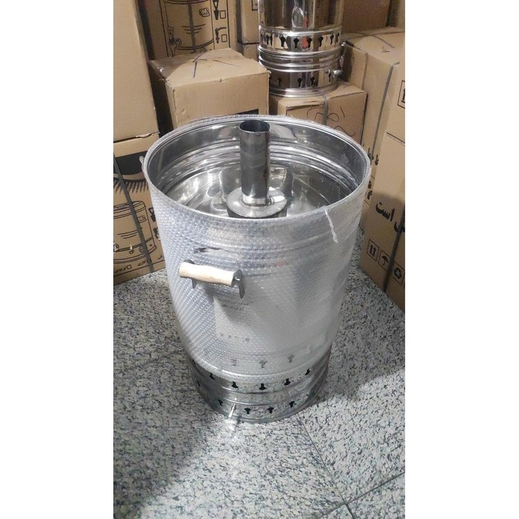سماور گازی تنوره دار مهسان استیل کار